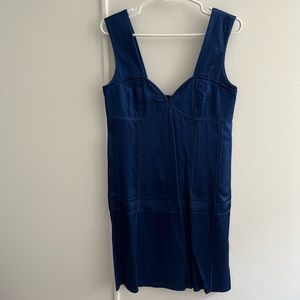 Vintage Marc Jacobs 100% Silk Blue Dress